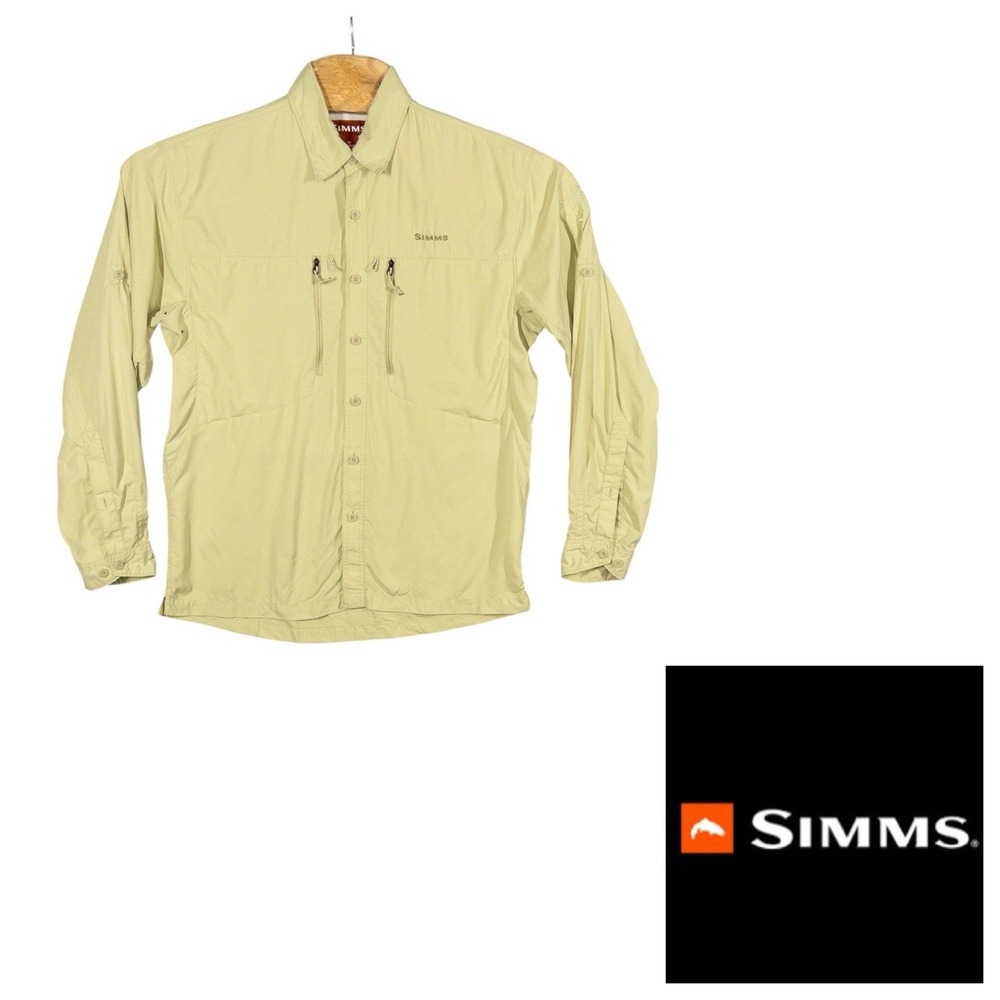 Simms Fishing 3x‎ Dry Performance Shirt Mens M Lake Outdoor Gorpcore Boating